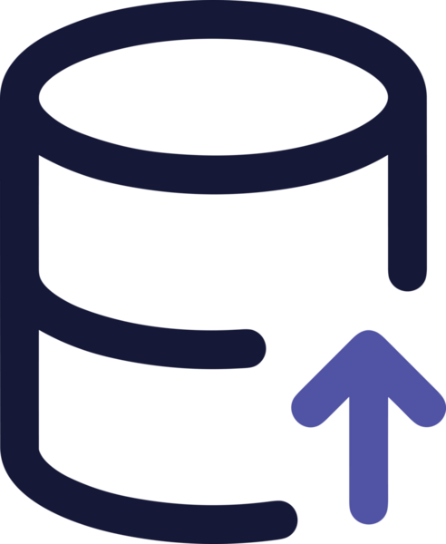 Siyah ve Beyaz Logo Simgesi PNG Biçimini Yükle. Web Sitesi Düğmesi, Mobil Uygulama Arayüzü, Dosya Aktarımı, Belge Paylaşımı, Bulut Depolama ve Veri Yedekleme için Minimalist Düz Tasarımlı Tek Renkli Ok Gönderme İşareti Grafiksel Elemanı