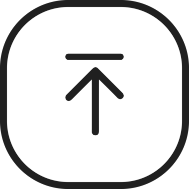 Siyah ve Beyaz Logo Simgesi PNG Biçimini Yükle. Web Sitesi Düğmesi, Mobil Uygulama Arayüzü, Dosya Aktarımı, Belge Paylaşımı, Bulut Depolama ve Veri Yedekleme için Minimalist Düz Tasarımlı Tek Renkli Ok Gönderme İşareti Grafiksel Elemanı