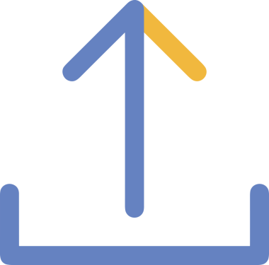 Siyah ve Beyaz Logo Simgesi PNG Biçimini Yükle. Web Sitesi Düğmesi, Mobil Uygulama Arayüzü, Dosya Aktarımı, Belge Paylaşımı, Bulut Depolama ve Veri Yedekleme için Minimalist Düz Tasarımlı Tek Renkli Ok Gönderme İşareti Grafiksel Elemanı