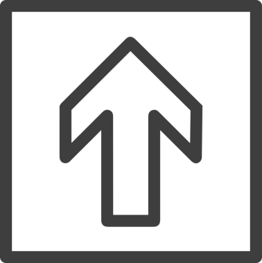 Siyah ve Beyaz Logo Simgesi PNG Biçimini Yükle. Web Sitesi Düğmesi, Mobil Uygulama Arayüzü, Dosya Aktarımı, Belge Paylaşımı, Bulut Depolama ve Veri Yedekleme için Minimalist Düz Tasarımlı Tek Renkli Ok Gönderme İşareti Grafiksel Elemanı