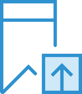Siyah ve Beyaz Logo Simgesi PNG Biçimini Yükle. Web Sitesi Düğmesi, Mobil Uygulama Arayüzü, Dosya Aktarımı, Belge Paylaşımı, Bulut Depolama ve Veri Yedekleme için Minimalist Düz Tasarımlı Tek Renkli Ok Gönderme İşareti Grafiksel Elemanı