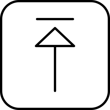 Siyah ve Beyaz Logo Simgesi PNG Biçimini Yükle. Web Sitesi Düğmesi, Mobil Uygulama Arayüzü, Dosya Aktarımı, Belge Paylaşımı, Bulut Depolama ve Veri Yedekleme için Minimalist Düz Tasarımlı Tek Renkli Ok Gönderme İşareti Grafiksel Elemanı