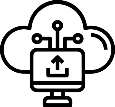 Siyah ve Beyaz Logo Simgesi PNG Biçimini Yükle. Web Sitesi Düğmesi, Mobil Uygulama Arayüzü, Dosya Aktarımı, Belge Paylaşımı, Bulut Depolama ve Veri Yedekleme için Minimalist Düz Tasarımlı Tek Renkli Ok Gönderme İşareti Grafiksel Elemanı