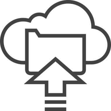 Siyah ve Beyaz Logo Simgesi PNG Biçimini Yükle. Web Sitesi Düğmesi, Mobil Uygulama Arayüzü, Dosya Aktarımı, Belge Paylaşımı, Bulut Depolama ve Veri Yedekleme için Minimalist Düz Tasarımlı Tek Renkli Ok Gönderme İşareti Grafiksel Elemanı