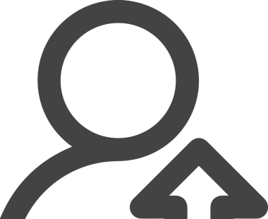 Siyah ve Beyaz Logo Simgesi PNG Biçimini Yükle. Web Sitesi Düğmesi, Mobil Uygulama Arayüzü, Dosya Aktarımı, Belge Paylaşımı, Bulut Depolama ve Veri Yedekleme için Minimalist Düz Tasarımlı Tek Renkli Ok Gönderme İşareti Grafiksel Elemanı