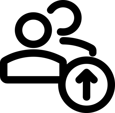 Siyah ve Beyaz Logo Simgesi PNG Biçimini Yükle. Web Sitesi Düğmesi, Mobil Uygulama Arayüzü, Dosya Aktarımı, Belge Paylaşımı, Bulut Depolama ve Veri Yedekleme için Minimalist Düz Tasarımlı Tek Renkli Ok Gönderme İşareti Grafiksel Elemanı