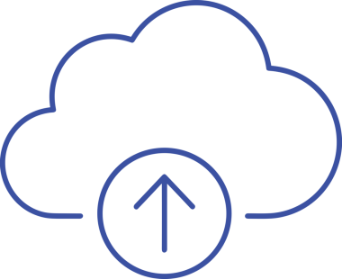 Siyah ve Beyaz Logo Simgesi PNG Biçimini Yükle. Web Sitesi Düğmesi, Mobil Uygulama Arayüzü, Dosya Aktarımı, Belge Paylaşımı, Bulut Depolama ve Veri Yedekleme için Minimalist Düz Tasarımlı Tek Renkli Ok Gönderme İşareti Grafiksel Elemanı
