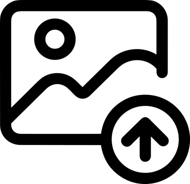 Siyah ve Beyaz Logo Simgesi PNG Biçimini Yükle. Web Sitesi Düğmesi, Mobil Uygulama Arayüzü, Dosya Aktarımı, Belge Paylaşımı, Bulut Depolama ve Veri Yedekleme için Minimalist Düz Tasarımlı Tek Renkli Ok Gönderme İşareti Grafiksel Elemanı