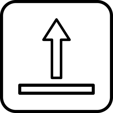 Siyah ve Beyaz Logo Simgesi PNG Biçimini Yükle. Web Sitesi Düğmesi, Mobil Uygulama Arayüzü, Dosya Aktarımı, Belge Paylaşımı, Bulut Depolama ve Veri Yedekleme için Minimalist Düz Tasarımlı Tek Renkli Ok Gönderme İşareti Grafiksel Elemanı