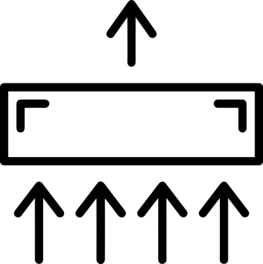 Siyah ve Beyaz Logo Simgesi PNG Biçimini Yükle. Web Sitesi Düğmesi, Mobil Uygulama Arayüzü, Dosya Aktarımı, Belge Paylaşımı, Bulut Depolama ve Veri Yedekleme için Minimalist Düz Tasarımlı Tek Renkli Ok Gönderme İşareti Grafiksel Elemanı