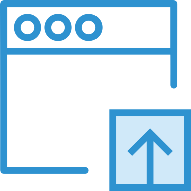 Siyah ve Beyaz Logo Simgesi PNG Biçimini Yükle. Web Sitesi Düğmesi, Mobil Uygulama Arayüzü, Dosya Aktarımı, Belge Paylaşımı, Bulut Depolama ve Veri Yedekleme için Minimalist Düz Tasarımlı Tek Renkli Ok Gönderme İşareti Grafiksel Elemanı