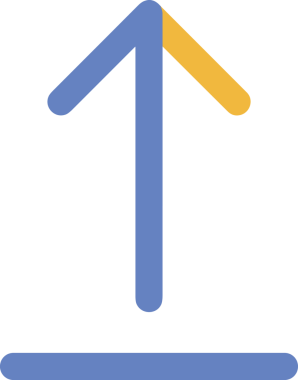 Siyah ve Beyaz Logo Simgesi PNG Biçimini Yükle. Web Sitesi Düğmesi, Mobil Uygulama Arayüzü, Dosya Aktarımı, Belge Paylaşımı, Bulut Depolama ve Veri Yedekleme için Minimalist Düz Tasarımlı Tek Renkli Ok Gönderme İşareti Grafiksel Elemanı