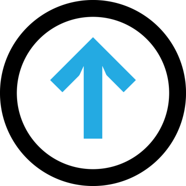 Siyah ve Beyaz Logo Simgesi PNG Biçimini Yükle. Web Sitesi Düğmesi, Mobil Uygulama Arayüzü, Dosya Aktarımı, Belge Paylaşımı, Bulut Depolama ve Veri Yedekleme için Minimalist Düz Tasarımlı Tek Renkli Ok Gönderme İşareti Grafiksel Elemanı