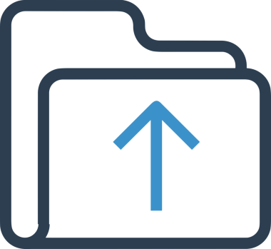 Siyah ve Beyaz Logo Simgesi PNG Biçimini Yükle. Web Sitesi Düğmesi, Mobil Uygulama Arayüzü, Dosya Aktarımı, Belge Paylaşımı, Bulut Depolama ve Veri Yedekleme için Minimalist Düz Tasarımlı Tek Renkli Ok Gönderme İşareti Grafiksel Elemanı