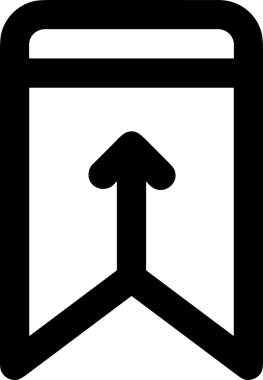Siyah ve Beyaz Logo Simgesi PNG Biçimini Yükle. Web Sitesi Düğmesi, Mobil Uygulama Arayüzü, Dosya Aktarımı, Belge Paylaşımı, Bulut Depolama ve Veri Yedekleme için Minimalist Düz Tasarımlı Tek Renkli Ok Gönderme İşareti Grafiksel Elemanı