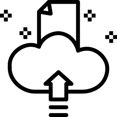 Siyah ve Beyaz Logo Simgesi PNG Biçimini Yükle. Web Sitesi Düğmesi, Mobil Uygulama Arayüzü, Dosya Aktarımı, Belge Paylaşımı, Bulut Depolama ve Veri Yedekleme için Minimalist Düz Tasarımlı Tek Renkli Ok Gönderme İşareti Grafiksel Elemanı
