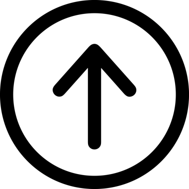 Siyah ve Beyaz Logo Simgesi PNG Biçimini Yükle. Web Sitesi Düğmesi, Mobil Uygulama Arayüzü, Dosya Aktarımı, Belge Paylaşımı, Bulut Depolama ve Veri Yedekleme için Minimalist Düz Tasarımlı Tek Renkli Ok Gönderme İşareti Grafiksel Elemanı