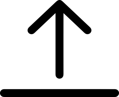 Siyah ve Beyaz Logo Simgesi PNG Biçimini Yükle. Web Sitesi Düğmesi, Mobil Uygulama Arayüzü, Dosya Aktarımı, Belge Paylaşımı, Bulut Depolama ve Veri Yedekleme için Minimalist Düz Tasarımlı Tek Renkli Ok Gönderme İşareti Grafiksel Elemanı