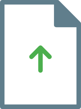 Siyah ve Beyaz Logo Simgesi PNG Biçimini Yükle. Web Sitesi Düğmesi, Mobil Uygulama Arayüzü, Dosya Aktarımı, Belge Paylaşımı, Bulut Depolama ve Veri Yedekleme için Minimalist Düz Tasarımlı Tek Renkli Ok Gönderme İşareti Grafiksel Elemanı