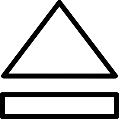 Siyah ve Beyaz Logo Simgesi PNG Biçimini Yükle. Web Sitesi Düğmesi, Mobil Uygulama Arayüzü, Dosya Aktarımı, Belge Paylaşımı, Bulut Depolama ve Veri Yedekleme için Minimalist Düz Tasarımlı Tek Renkli Ok Gönderme İşareti Grafiksel Elemanı