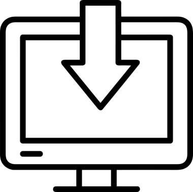 Siyah ve Beyaz Logo Simgesi PNG Biçimini Yükle. Web Sitesi Düğmesi, Mobil Uygulama Arayüzü, Dosya Aktarımı, Belge Paylaşımı, Bulut Depolama ve Veri Yedekleme için Minimalist Düz Tasarımlı Tek Renkli Ok Gönderme İşareti Grafiksel Elemanı