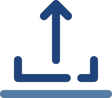 Siyah ve Beyaz Logo Simgesi PNG Biçimini Yükle. Web Sitesi Düğmesi, Mobil Uygulama Arayüzü, Dosya Aktarımı, Belge Paylaşımı, Bulut Depolama ve Veri Yedekleme için Minimalist Düz Tasarımlı Tek Renkli Ok Gönderme İşareti Grafiksel Elemanı