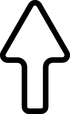 Siyah ve Beyaz Logo Simgesi PNG Biçimini Yükle. Web Sitesi Düğmesi, Mobil Uygulama Arayüzü, Dosya Aktarımı, Belge Paylaşımı, Bulut Depolama ve Veri Yedekleme için Minimalist Düz Tasarımlı Tek Renkli Ok Gönderme İşareti Grafiksel Elemanı