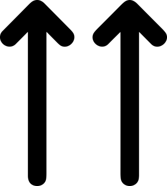 Siyah ve Beyaz Logo Simgesi PNG Biçimini Yükle. Web Sitesi Düğmesi, Mobil Uygulama Arayüzü, Dosya Aktarımı, Belge Paylaşımı, Bulut Depolama ve Veri Yedekleme için Minimalist Düz Tasarımlı Tek Renkli Ok Gönderme İşareti Grafiksel Elemanı
