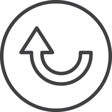 Siyah ve Beyaz Logo Simgesi PNG Biçimini Yükle. Web Sitesi Düğmesi, Mobil Uygulama Arayüzü, Dosya Aktarımı, Belge Paylaşımı, Bulut Depolama ve Veri Yedekleme için Minimalist Düz Tasarımlı Tek Renkli Ok Gönderme İşareti Grafiksel Elemanı