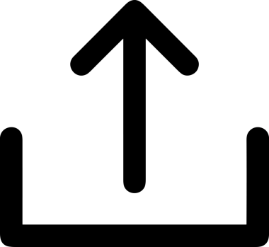 Siyah ve Beyaz Logo Simgesi PNG Biçimini Yükle. Web Sitesi Düğmesi, Mobil Uygulama Arayüzü, Dosya Aktarımı, Belge Paylaşımı, Bulut Depolama ve Veri Yedekleme için Minimalist Düz Tasarımlı Tek Renkli Ok Gönderme İşareti Grafiksel Elemanı