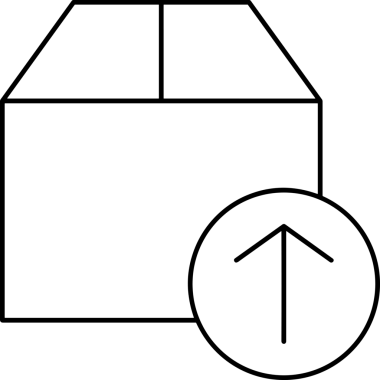 Siyah ve Beyaz Logo Simgesi PNG Biçimini Yükle. Web Sitesi Düğmesi, Mobil Uygulama Arayüzü, Dosya Aktarımı, Belge Paylaşımı, Bulut Depolama ve Veri Yedekleme için Minimalist Düz Tasarımlı Tek Renkli Ok Gönderme İşareti Grafiksel Elemanı