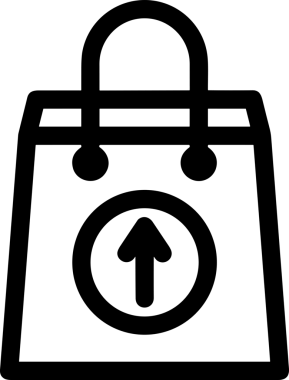Siyah ve Beyaz Logo Simgesi PNG Biçimini Yükle. Web Sitesi Düğmesi, Mobil Uygulama Arayüzü, Dosya Aktarımı, Belge Paylaşımı, Bulut Depolama ve Veri Yedekleme için Minimalist Düz Tasarımlı Tek Renkli Ok Gönderme İşareti Grafiksel Elemanı