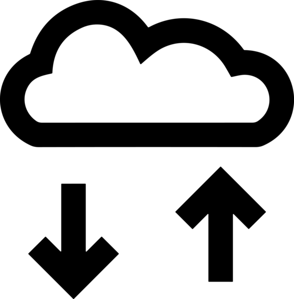 Siyah ve Beyaz Logo Simgesi PNG Biçimini Yükle. Web Sitesi Düğmesi, Mobil Uygulama Arayüzü, Dosya Aktarımı, Belge Paylaşımı, Bulut Depolama ve Veri Yedekleme için Minimalist Düz Tasarımlı Tek Renkli Ok Gönderme İşareti Grafiksel Elemanı