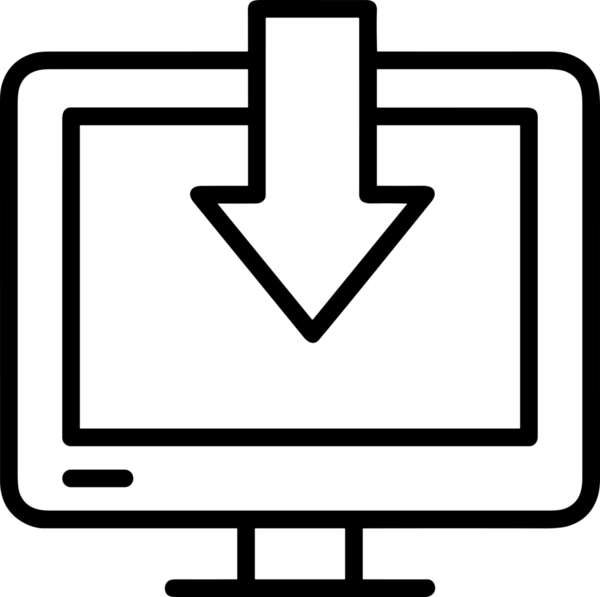 Siyah ve Beyaz Logo Simgesi PNG Biçimini Yükle. Web Sitesi Düğmesi, Mobil Uygulama Arayüzü, Dosya Aktarımı, Belge Paylaşımı, Bulut Depolama ve Veri Yedekleme için Minimalist Düz Tasarımlı Tek Renkli Ok Gönderme İşareti Grafiksel Elemanı