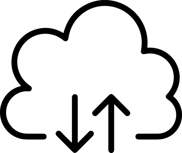 Siyah ve Beyaz Logo Simgesi PNG Biçimini Yükle. Web Sitesi Düğmesi, Mobil Uygulama Arayüzü, Dosya Aktarımı, Belge Paylaşımı, Bulut Depolama ve Veri Yedekleme için Minimalist Düz Tasarımlı Tek Renkli Ok Gönderme İşareti Grafiksel Elemanı