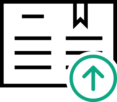 Siyah ve Beyaz Logo Simgesi PNG Biçimini Yükle. Web Sitesi Düğmesi, Mobil Uygulama Arayüzü, Dosya Aktarımı, Belge Paylaşımı, Bulut Depolama ve Veri Yedekleme için Minimalist Düz Tasarımlı Tek Renkli Ok Gönderme İşareti Grafiksel Elemanı