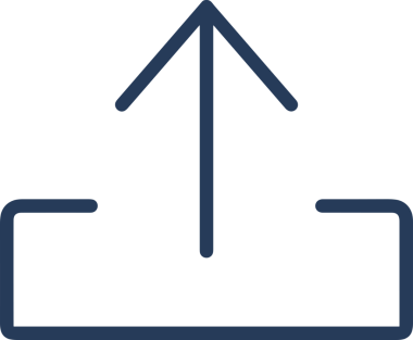 Siyah ve Beyaz Logo Simgesi PNG Biçimini Yükle. Web Sitesi Düğmesi, Mobil Uygulama Arayüzü, Dosya Aktarımı, Belge Paylaşımı, Bulut Depolama ve Veri Yedekleme için Minimalist Düz Tasarımlı Tek Renkli Ok Gönderme İşareti Grafiksel Elemanı