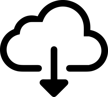 Siyah ve Beyaz Logo Simgesi PNG Biçimini Yükle. Web Sitesi Düğmesi, Mobil Uygulama Arayüzü, Dosya Aktarımı, Belge Paylaşımı, Bulut Depolama ve Veri Yedekleme için Minimalist Düz Tasarımlı Tek Renkli Ok Gönderme İşareti Grafiksel Elemanı