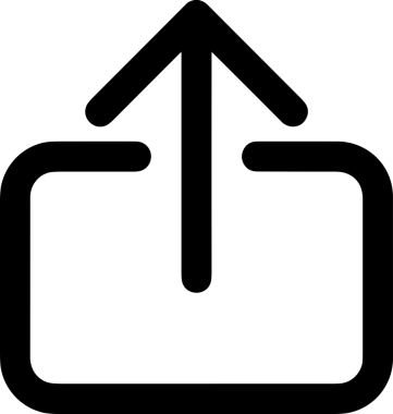 Siyah ve Beyaz Logo Simgesi PNG Biçimini Yükle. Web Sitesi Düğmesi, Mobil Uygulama Arayüzü, Dosya Aktarımı, Belge Paylaşımı, Bulut Depolama ve Veri Yedekleme için Minimalist Düz Tasarımlı Tek Renkli Ok Gönderme İşareti Grafiksel Elemanı