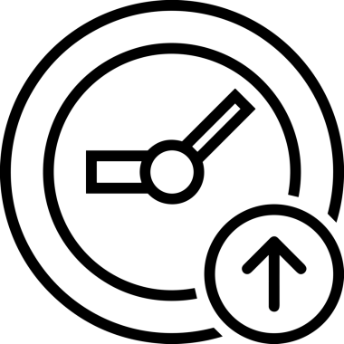 Siyah ve Beyaz Logo Simgesi PNG Biçimini Yükle. Web Sitesi Düğmesi, Mobil Uygulama Arayüzü, Dosya Aktarımı, Belge Paylaşımı, Bulut Depolama ve Veri Yedekleme için Minimalist Düz Tasarımlı Tek Renkli Ok Gönderme İşareti Grafiksel Elemanı