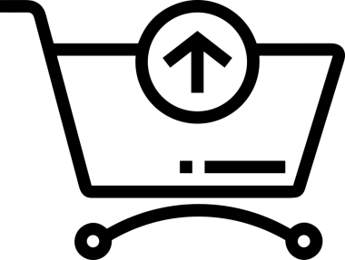 Siyah ve Beyaz Logo Simgesi PNG Biçimini Yükle. Web Sitesi Düğmesi, Mobil Uygulama Arayüzü, Dosya Aktarımı, Belge Paylaşımı, Bulut Depolama ve Veri Yedekleme için Minimalist Düz Tasarımlı Tek Renkli Ok Gönderme İşareti Grafiksel Elemanı