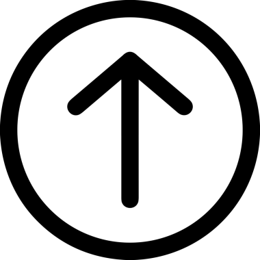 Siyah ve Beyaz Logo Simgesi PNG Biçimini Yükle. Web Sitesi Düğmesi, Mobil Uygulama Arayüzü, Dosya Aktarımı, Belge Paylaşımı, Bulut Depolama ve Veri Yedekleme için Minimalist Düz Tasarımlı Tek Renkli Ok Gönderme İşareti Grafiksel Elemanı