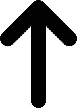 Siyah ve Beyaz Logo Simgesi PNG Biçimini Yükle. Web Sitesi Düğmesi, Mobil Uygulama Arayüzü, Dosya Aktarımı, Belge Paylaşımı, Bulut Depolama ve Veri Yedekleme için Minimalist Düz Tasarımlı Tek Renkli Ok Gönderme İşareti Grafiksel Elemanı