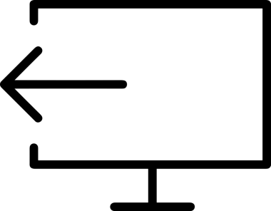 Siyah ve Beyaz Logo Simgesi PNG Biçimini Yükle. Web Sitesi Düğmesi, Mobil Uygulama Arayüzü, Dosya Aktarımı, Belge Paylaşımı, Bulut Depolama ve Veri Yedekleme için Minimalist Düz Tasarımlı Tek Renkli Ok Gönderme İşareti Grafiksel Elemanı