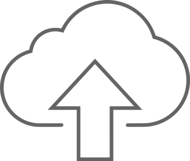 Siyah ve Beyaz Logo Simgesi PNG Biçimini Yükle. Web Sitesi Düğmesi, Mobil Uygulama Arayüzü, Dosya Aktarımı, Belge Paylaşımı, Bulut Depolama ve Veri Yedekleme için Minimalist Düz Tasarımlı Tek Renkli Ok Gönderme İşareti Grafiksel Elemanı