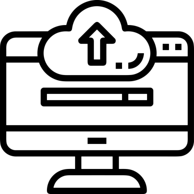 Siyah ve Beyaz Logo Simgesi PNG Biçimini Yükle. Web Sitesi Düğmesi, Mobil Uygulama Arayüzü, Dosya Aktarımı, Belge Paylaşımı, Bulut Depolama ve Veri Yedekleme için Minimalist Düz Tasarımlı Tek Renkli Ok Gönderme İşareti Grafiksel Elemanı