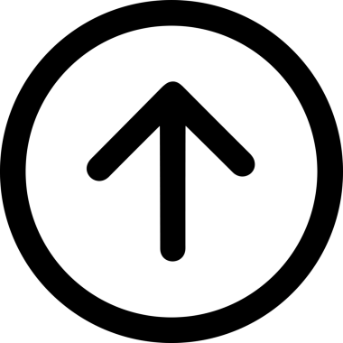 Siyah ve Beyaz Logo Simgesi PNG Biçimini Yükle. Web Sitesi Düğmesi, Mobil Uygulama Arayüzü, Dosya Aktarımı, Belge Paylaşımı, Bulut Depolama ve Veri Yedekleme için Minimalist Düz Tasarımlı Tek Renkli Ok Gönderme İşareti Grafiksel Elemanı