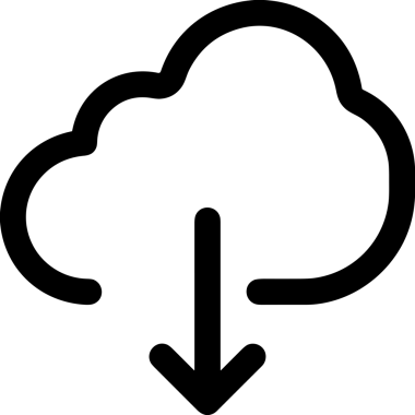 Siyah ve Beyaz Logo Simgesi PNG Biçimini Yükle. Web Sitesi Düğmesi, Mobil Uygulama Arayüzü, Dosya Aktarımı, Belge Paylaşımı, Bulut Depolama ve Veri Yedekleme için Minimalist Düz Tasarımlı Tek Renkli Ok Gönderme İşareti Grafiksel Elemanı