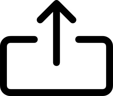 Siyah ve Beyaz Logo Simgesi PNG Biçimini Yükle. Web Sitesi Düğmesi, Mobil Uygulama Arayüzü, Dosya Aktarımı, Belge Paylaşımı, Bulut Depolama ve Veri Yedekleme için Minimalist Düz Tasarımlı Tek Renkli Ok Gönderme İşareti Grafiksel Elemanı