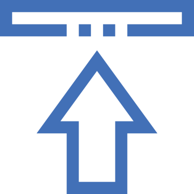 Siyah ve Beyaz Logo Simgesi PNG Biçimini Yükle. Web Sitesi Düğmesi, Mobil Uygulama Arayüzü, Dosya Aktarımı, Belge Paylaşımı, Bulut Depolama ve Veri Yedekleme için Minimalist Düz Tasarımlı Tek Renkli Ok Gönderme İşareti Grafiksel Elemanı